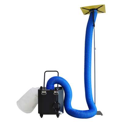 Simple and efficient HAVC duct cleaning equipment with dust collection filter air bag